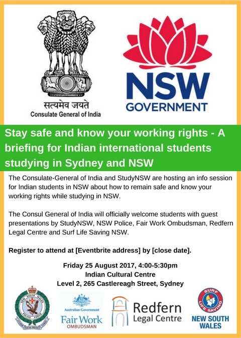 Information session for International Students