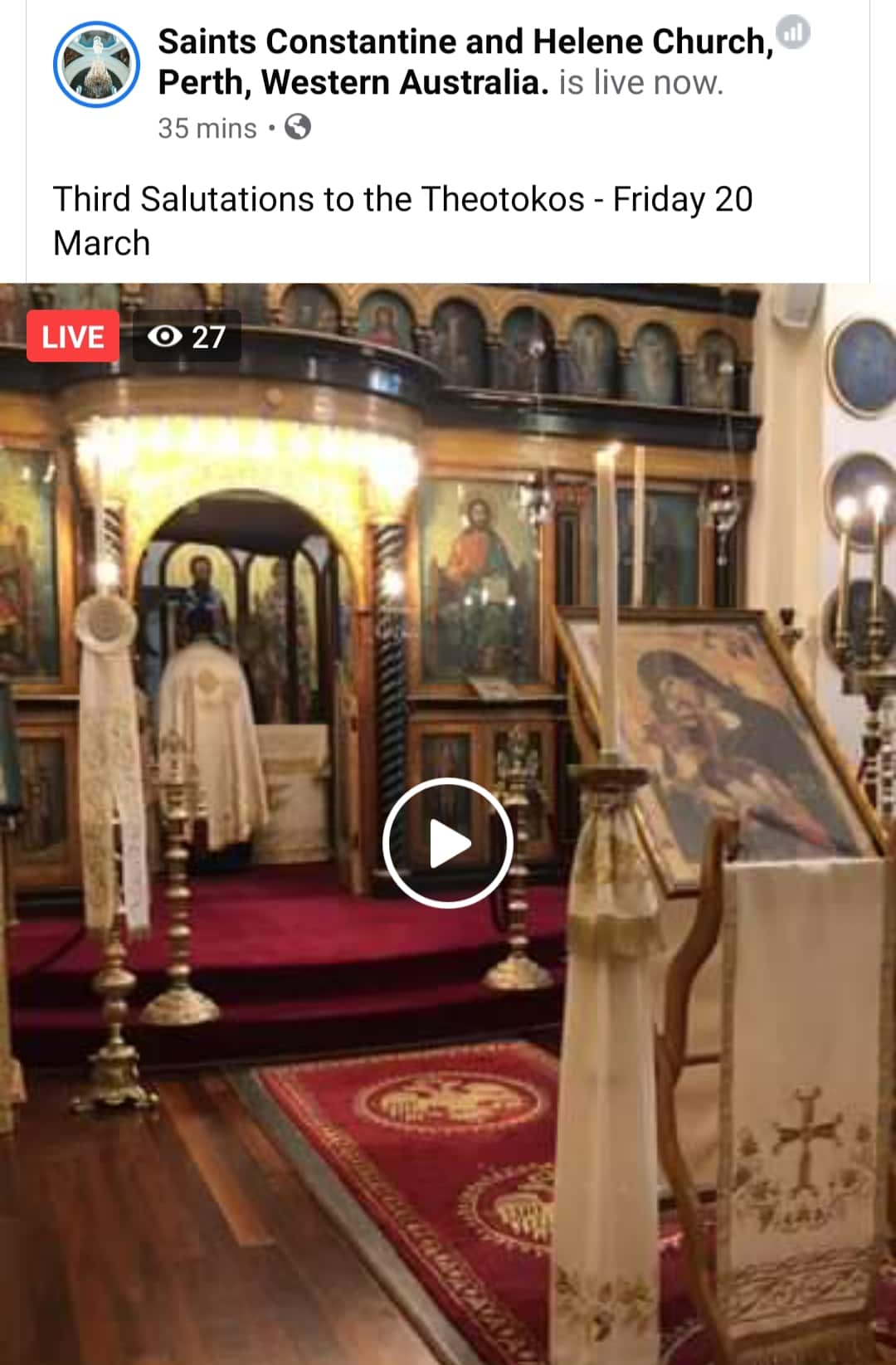 Saints Constantine and Helene Church, Perth, Western Australia