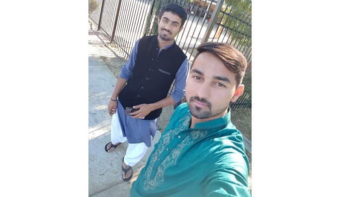 Rao Ajwad with his room mate Jahangeer