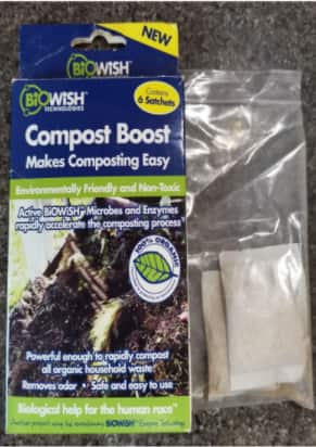 在bunnings买的马来西亚生产的bokashi。