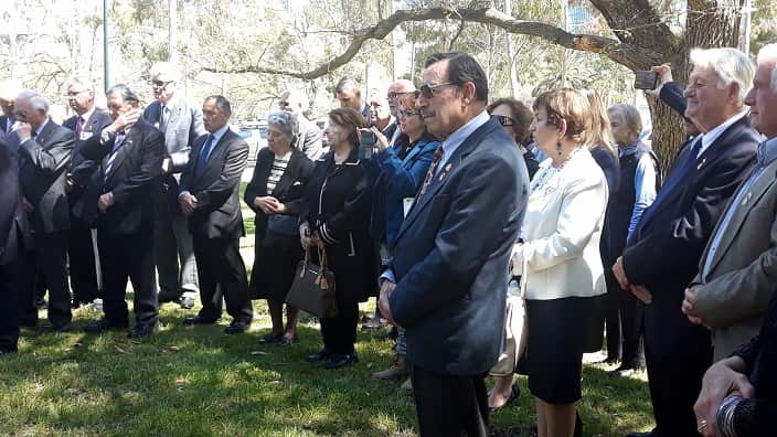 At the Australian Hellenic Memorial, Melbourne. 