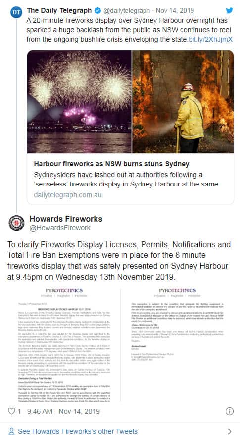 People on Twitter criticised a display on Wednesday.