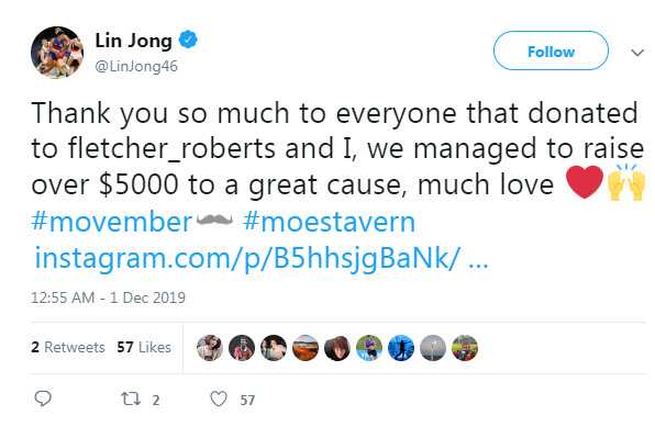 Lin Jong‘s Twitter