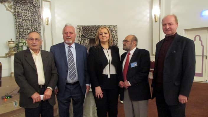 Dr Christos Fifis (second left). 