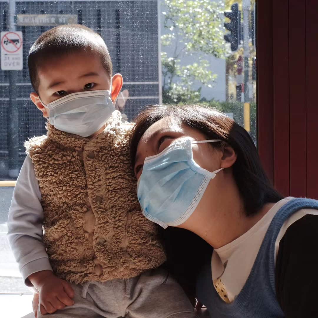 DAISY WANG AND HER SON