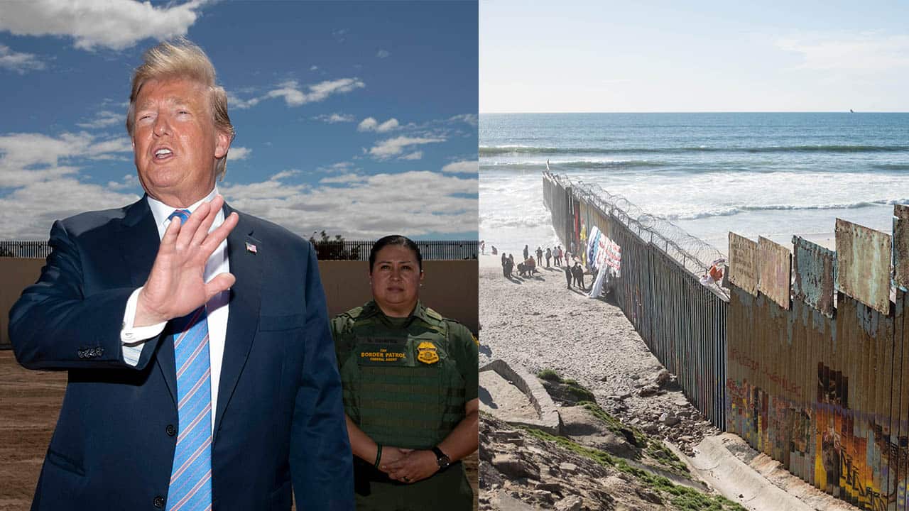 A Sydney councillor has taken inspiration from US President Donald Trump's proposed border wall.