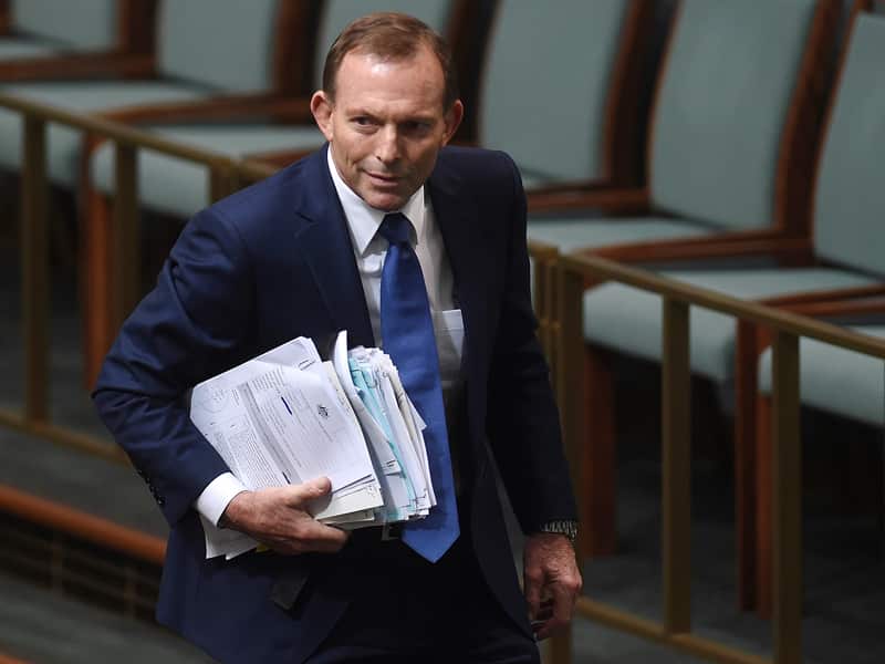 Former Australian prime minister Tony Abbott