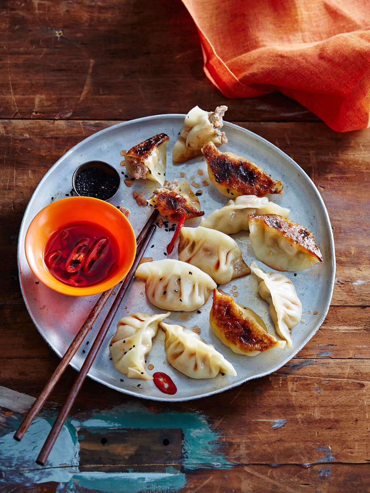 Pork and chilli dumplings