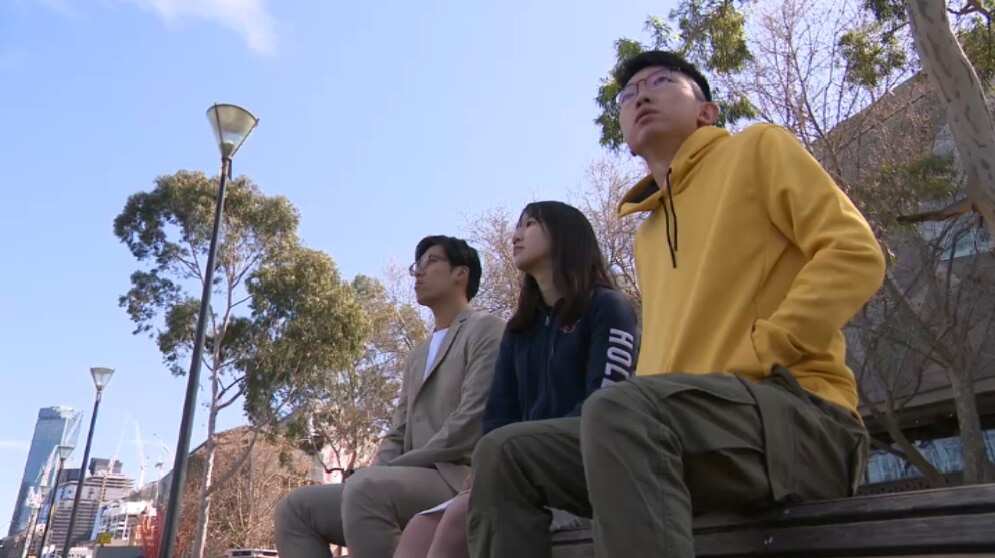 Front-line pro-democracy protesters from Hong Kong have arrived in Australia to seek support.