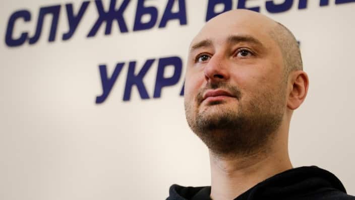 Russian journalist Arkady Babchenko