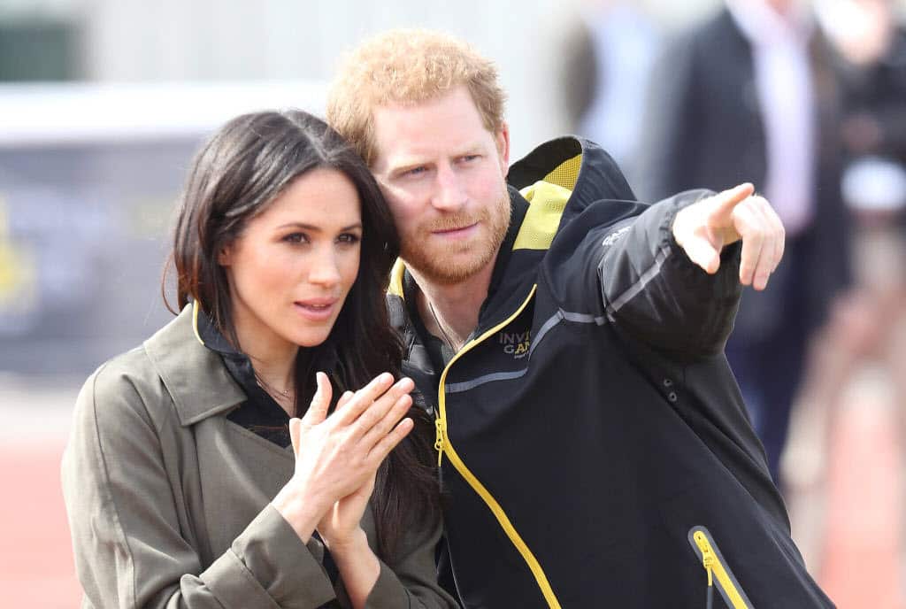 Meghan Markle and Prince Harry, Patron of the Invictus Games Foundation attend the UK Team Trials for the Invictus Games 