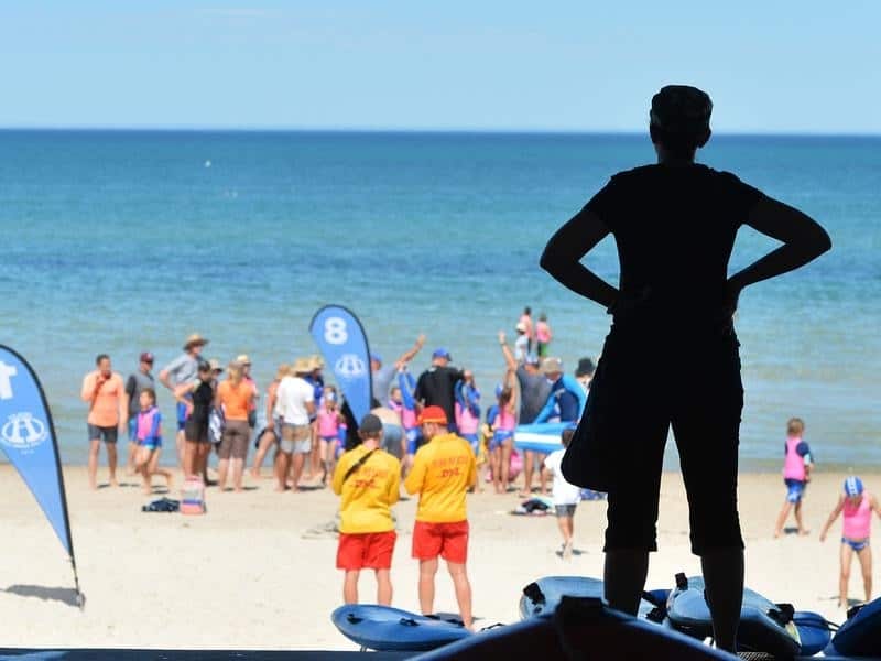 Surf Lifesaving Club on the beach