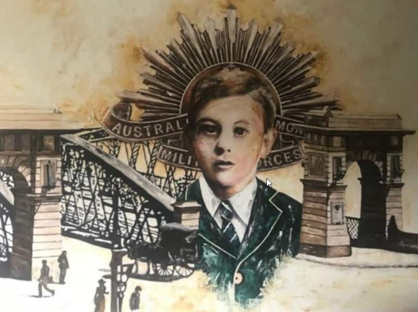 Hector Vassili painting by George Petrou