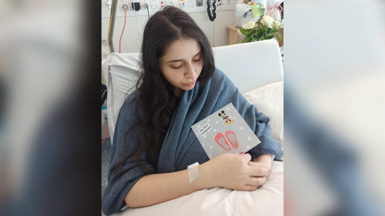 Sarah Haidar says she is nervous and excited for that first meeting with her firstborn child.