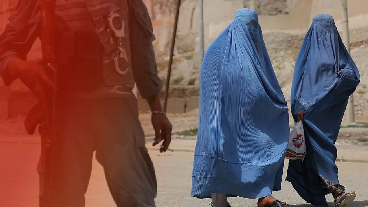 Couple in Burqa's