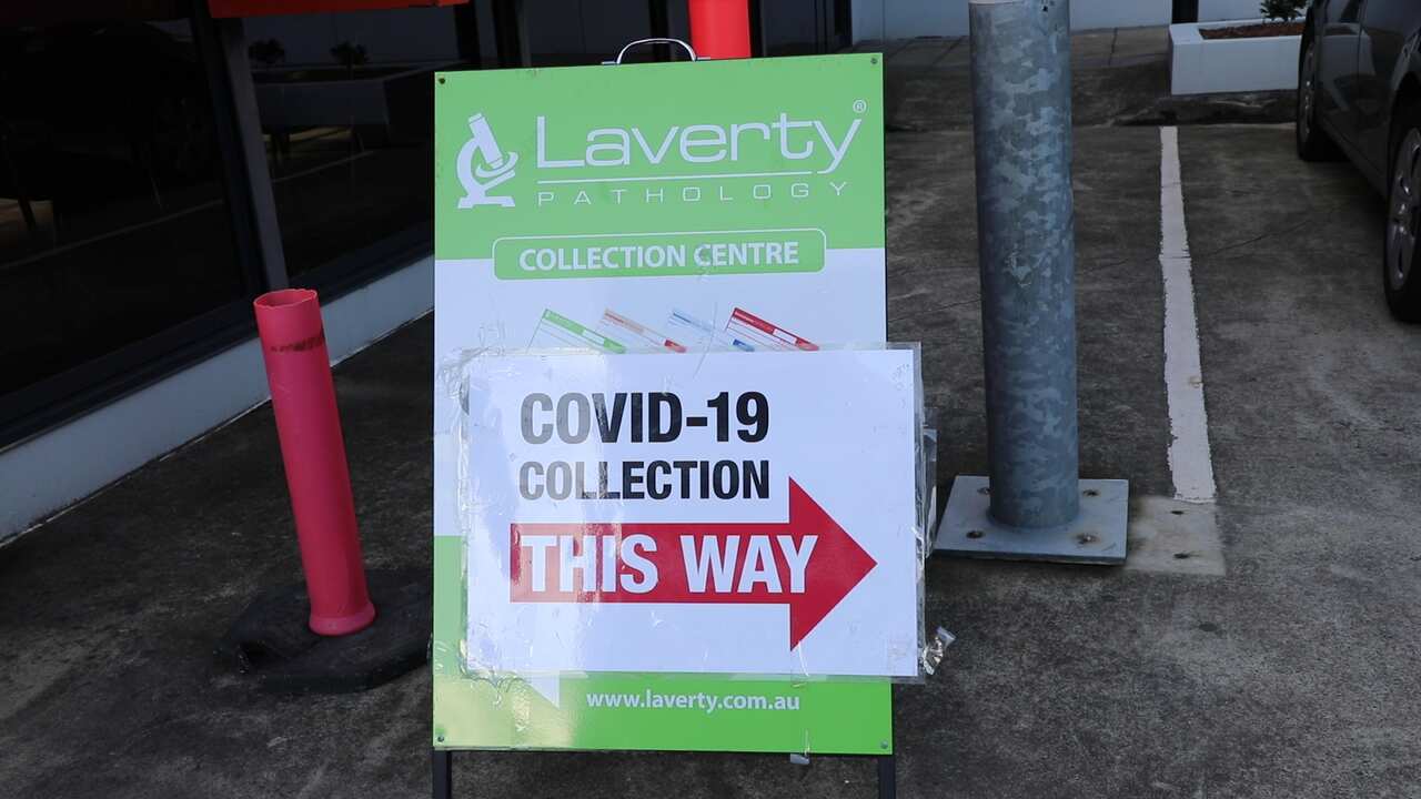Laverty Pathology COVID-19 collection centre.