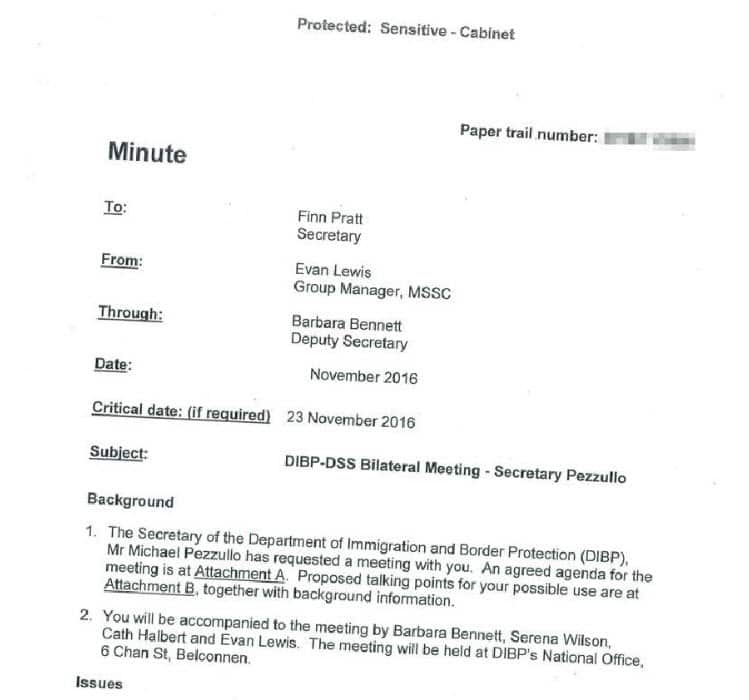 Cabinet-level document by FairfaxPolitics