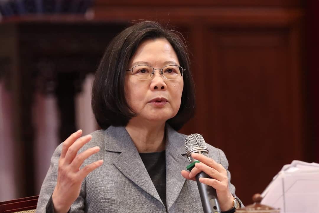 Taiwan President Tsai Ing-wen has refused to acknowledge that the self-ruled island is part of "one China". 