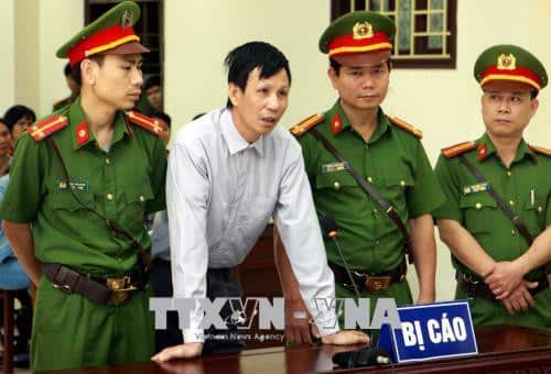 Ông Nguyễn Văn Túc tại phiên tòa ngày 10/4