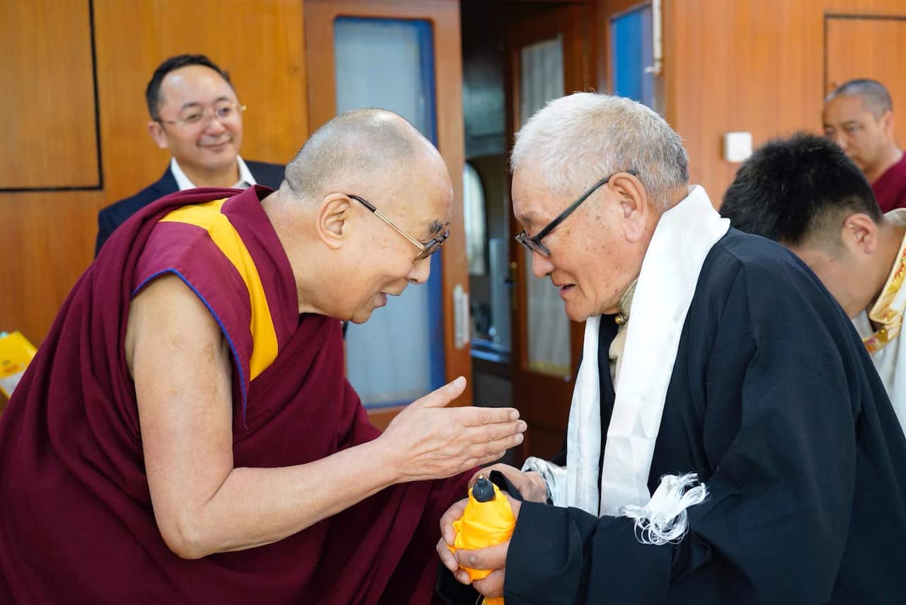 Abo Gaga and the Dalai Lama