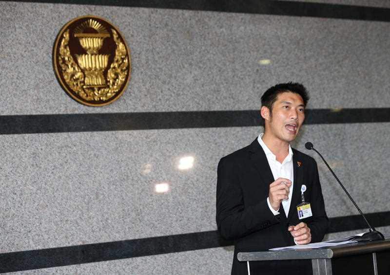 Leader of the Future Forward Party Thanathorn Juangroongruangkit 