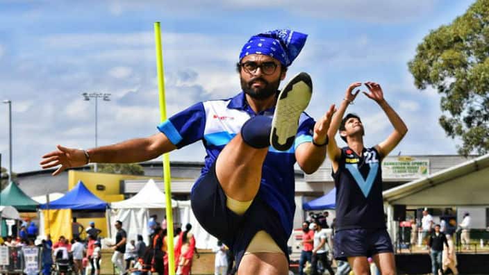 Players of Bharat Football Club