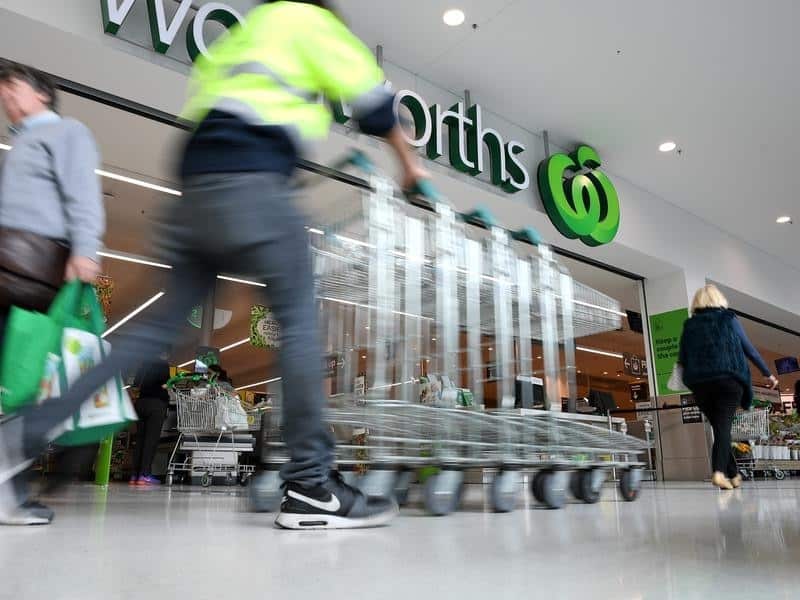 A general view of a Woolworths store