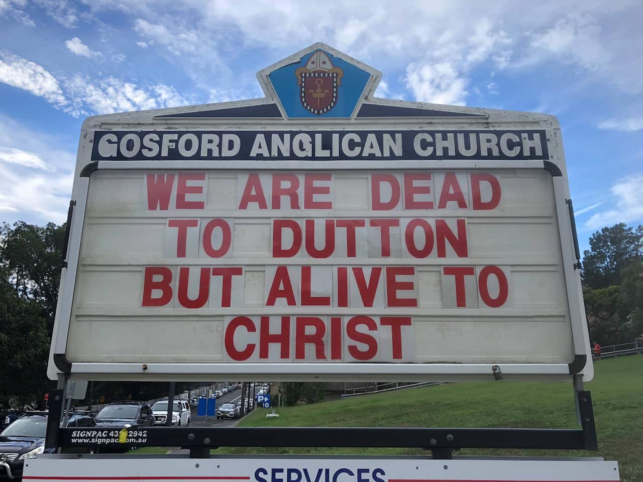 Father Bower is a frequent critic of the Australian government. 