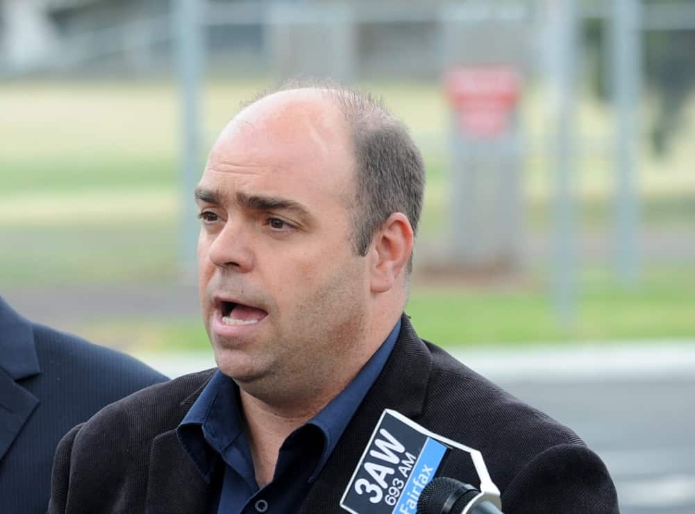 Union reps Ben Davis from the AWU 