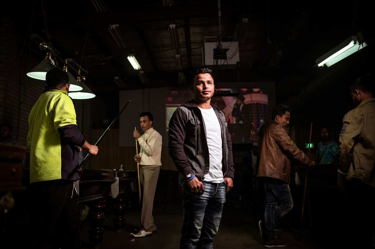 Yunas at the Rohingyan Restaurant and cafe in Springvale. 