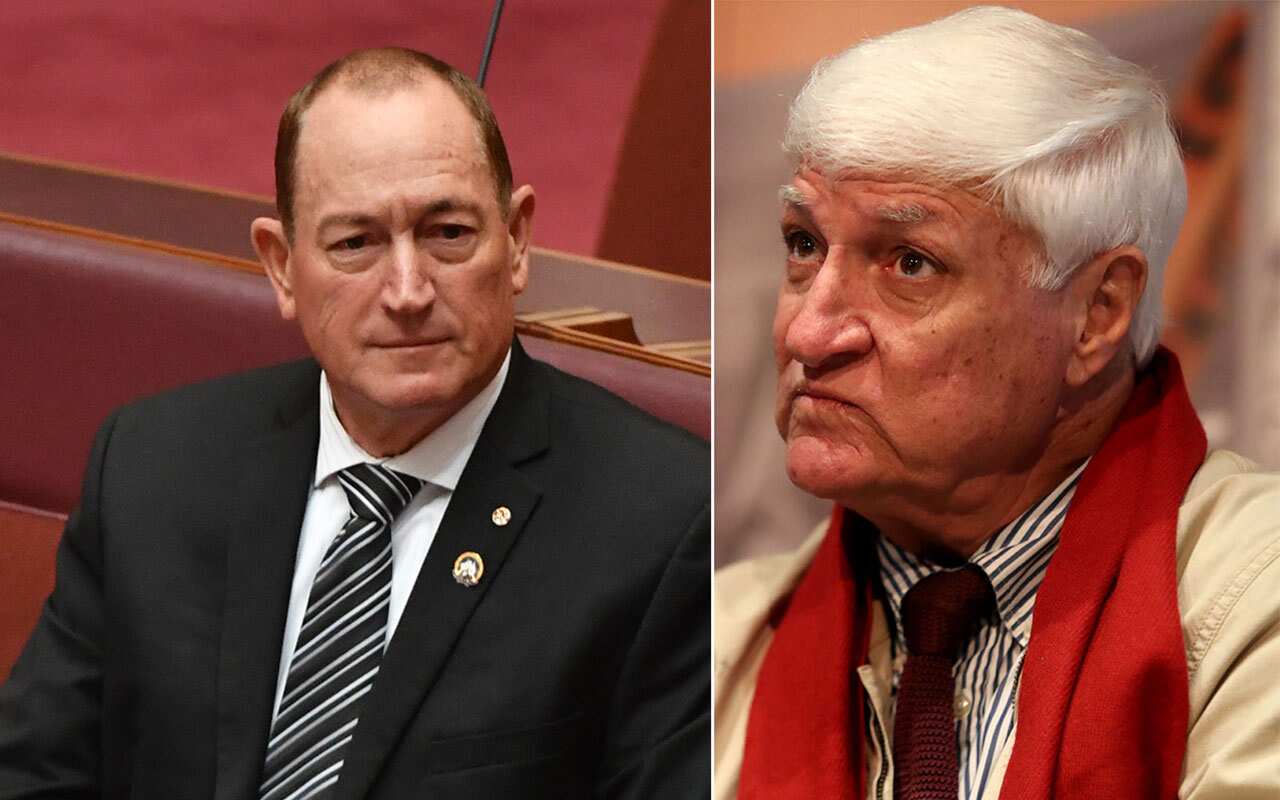 Fraser Anning and Bob Katter.