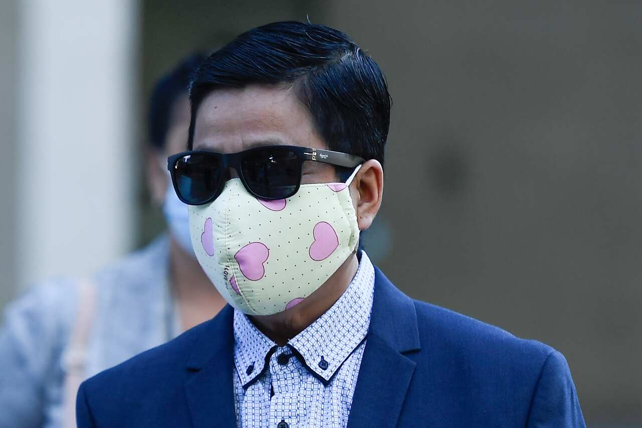 My Ut Trinh is seen departing the Brisbane District Court on Tuesday, 13 July, 2021. 
