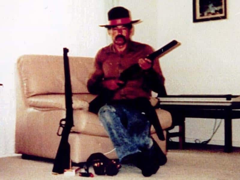 Serial killer Ivan MilatThe killer was known to have made a leather holster for a revolver and "ran around like a cowboy and called himself Tex".