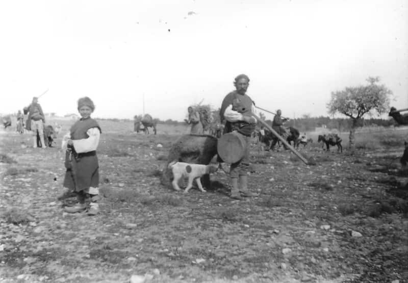 This photograph was taken by Nicholson Museum curator William J Woodhouse in Greece between 1890 and 1935.