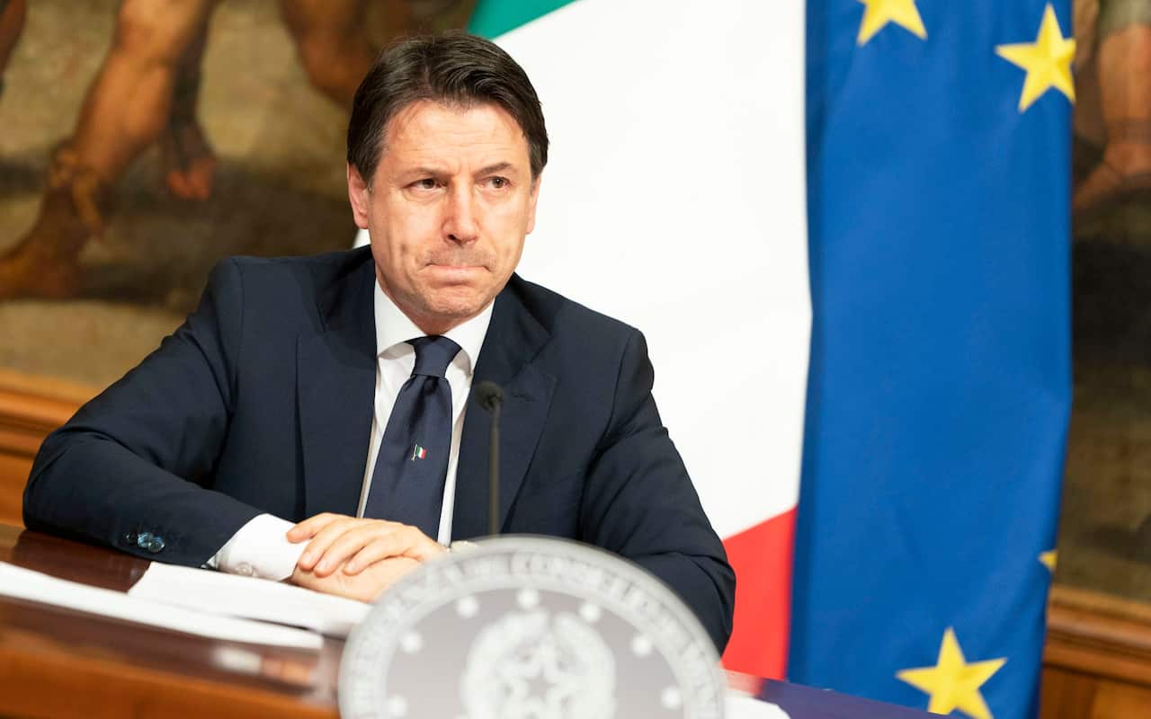 Italian Prime Minister Giuseppe Conte announces some coronavirus restrictions will be eased from 4 May.