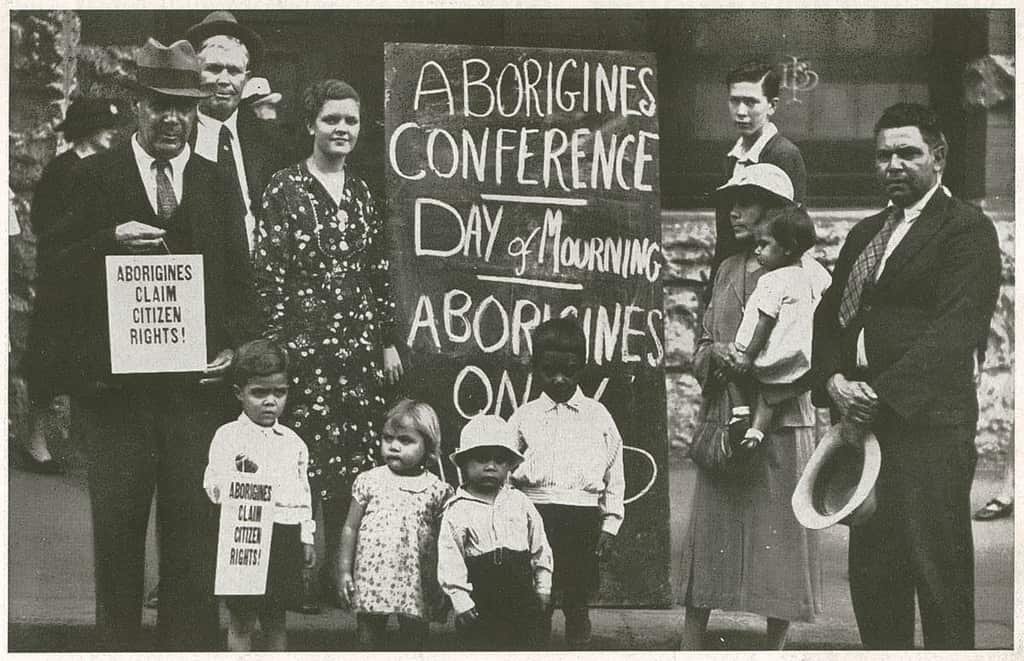 Aborigines day of mourning, Sydney, 26 January 1938