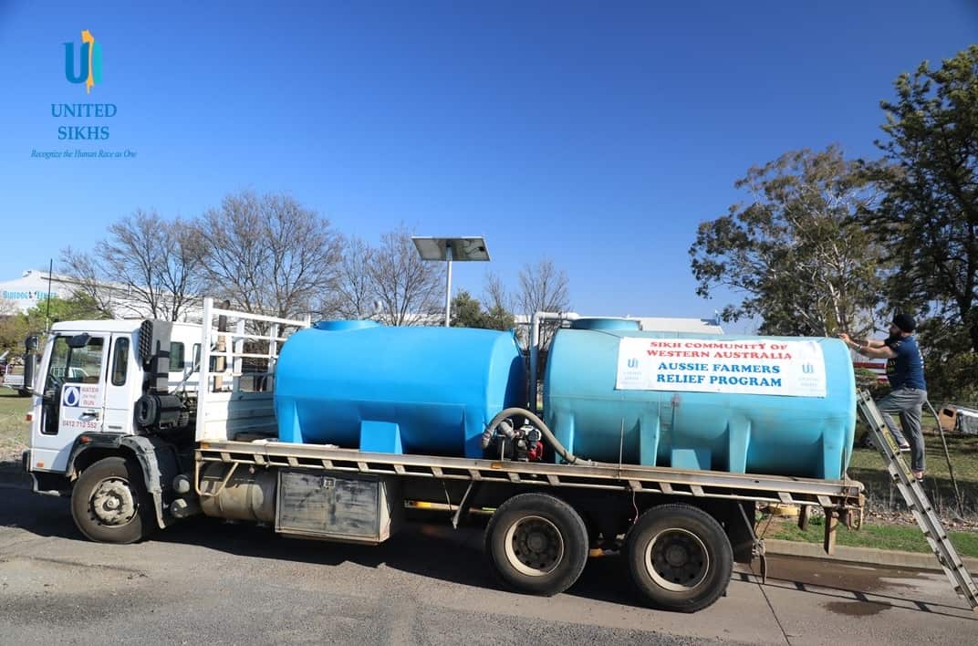 United Sikhs have supplied over 400,00 liters of water