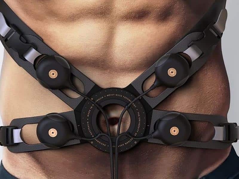 An acoustic sensing belt.