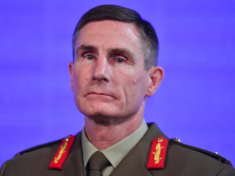 Chief of Army, Lieutenant General Angus Campbell.