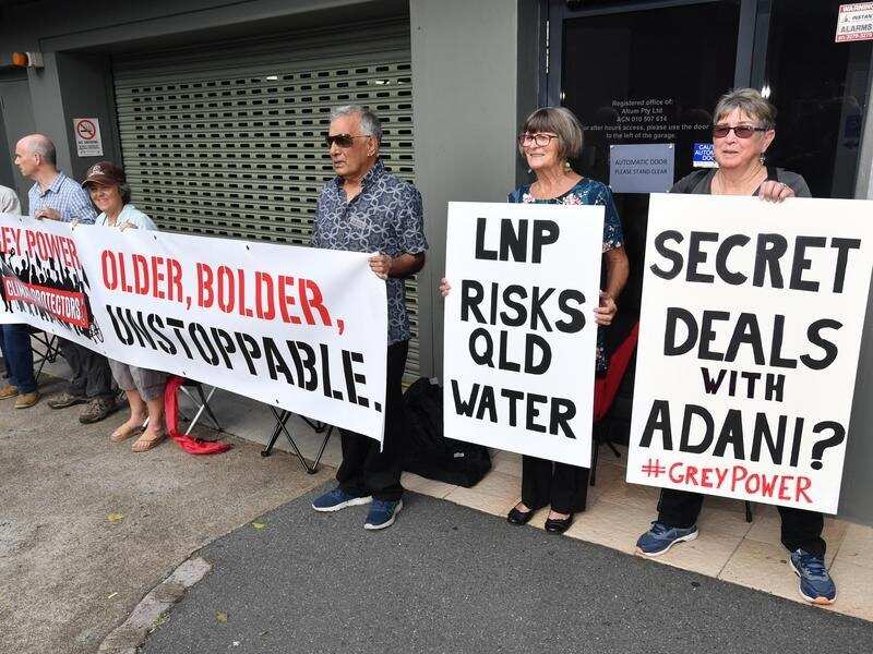 ANTI ADANI PROTEST BRISBANE