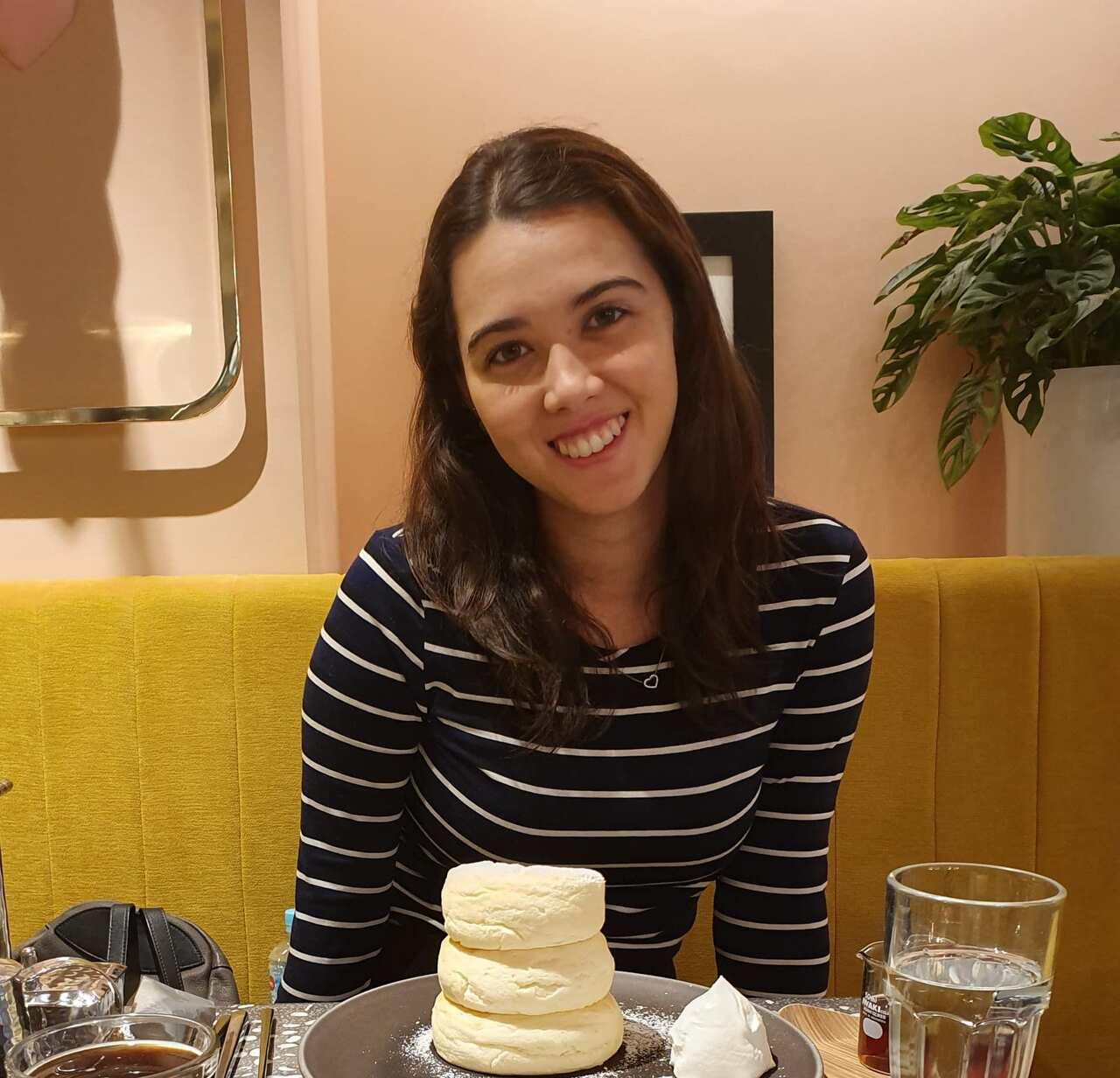 Sam Climo says she doesn't feel like she's in danger in Hong Kong.