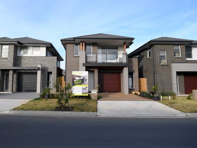 Residential housing is seen in Sydney's west.