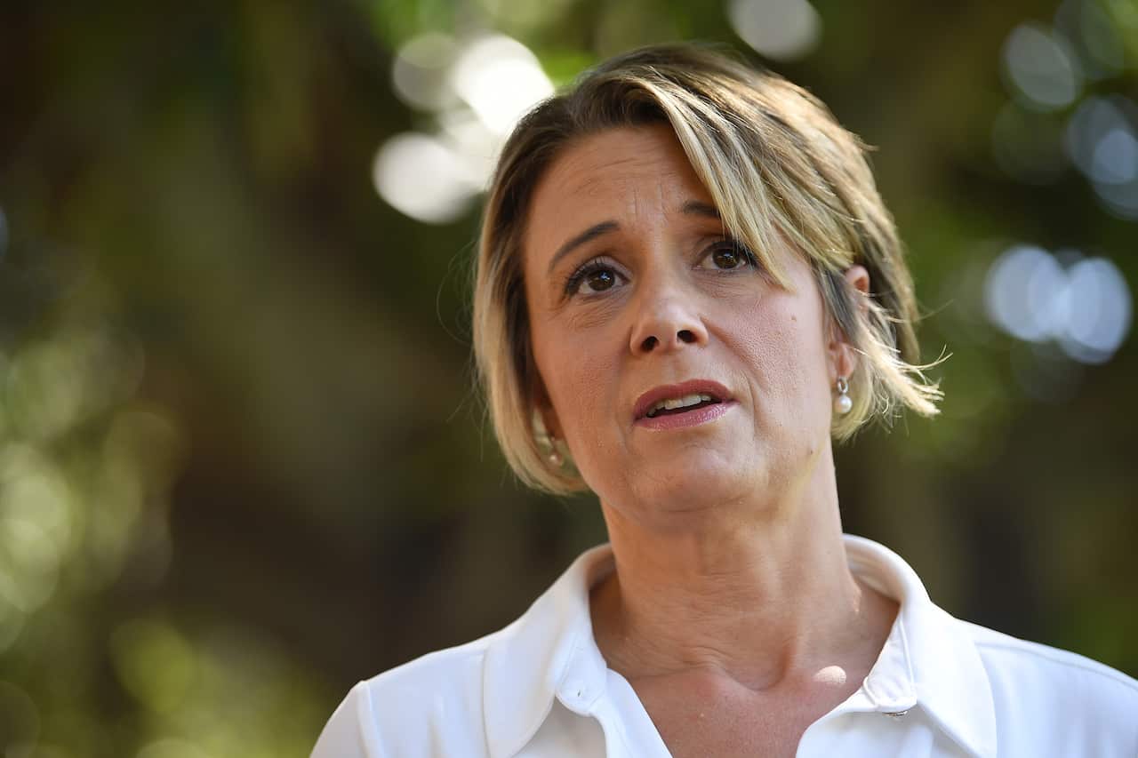 Shadow Minister for Immigration and Citizenship Kristina Keneally speaks to the media.