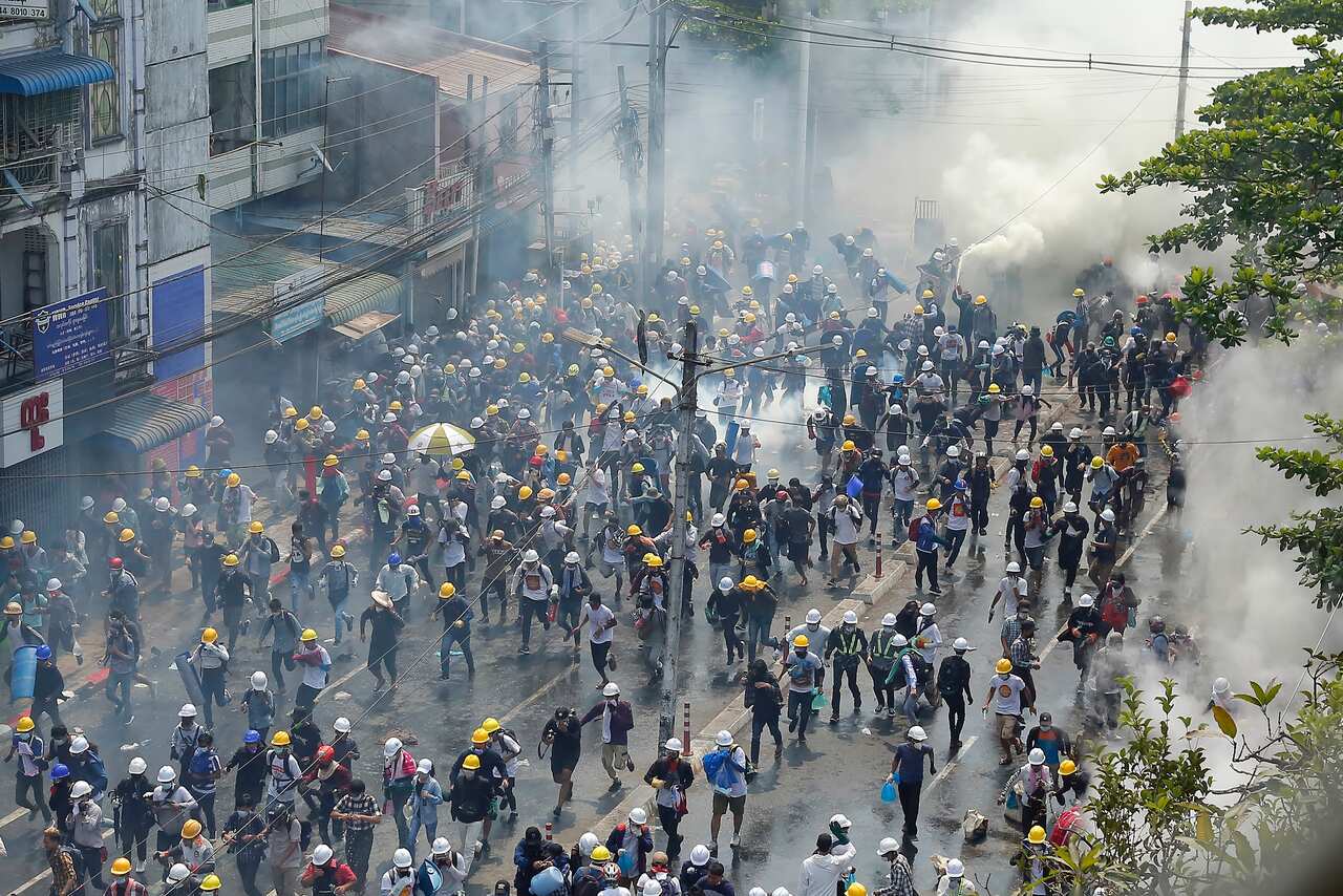 Thein Zw and five other Myanmar journalists had been charged.