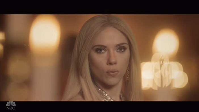 Scarlett Johansson playing Ivanka Trump