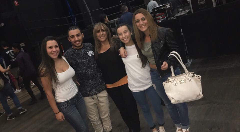 Caterina Rasile assieme ai suoi quattro figli