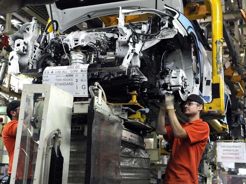 A file photo of the Toyota Australia Car Manufactoring Plant in Altona