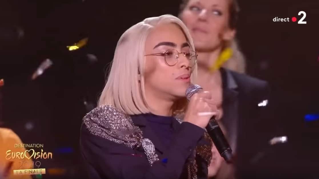 Bilal Hassani delivering his finale performance as part of Destination Eurovision.