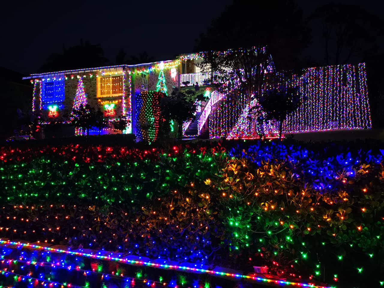 Borgins Street Christmas lights