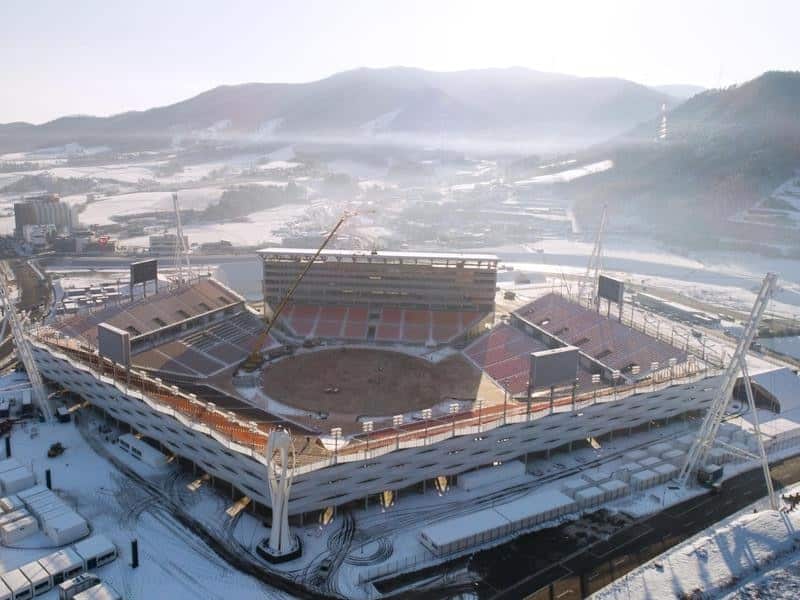 Pyeongchang Olympic Stadium.